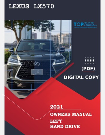lexus lx570 - 2021 owners manual